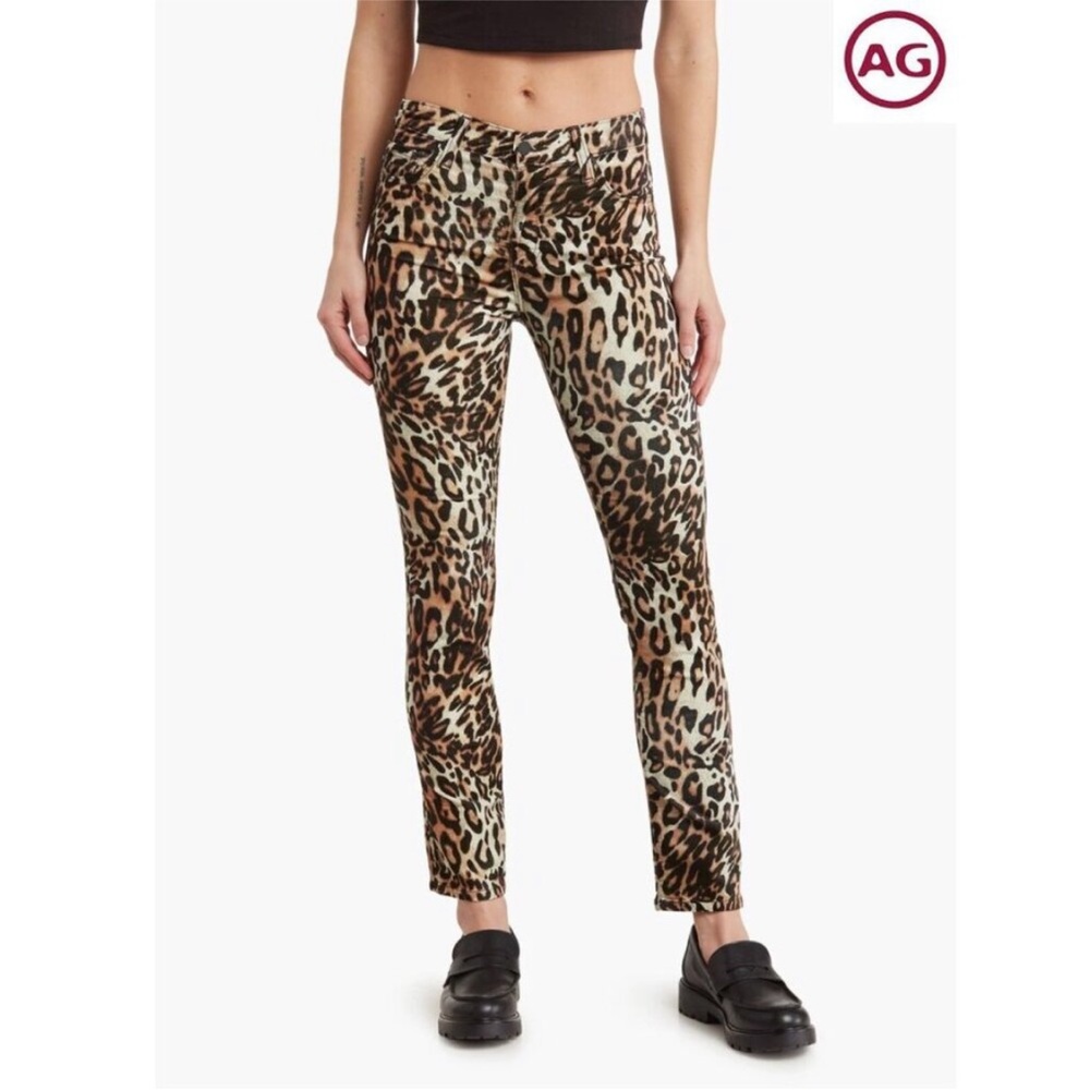 AG Mari leopard print jeans NWT!